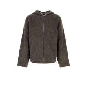 Our Legacy Men Mud Wool Blend Oversize Cardigan